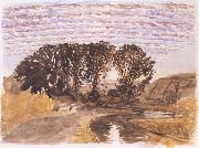 Samuel Palmer, Study for The Watermill
